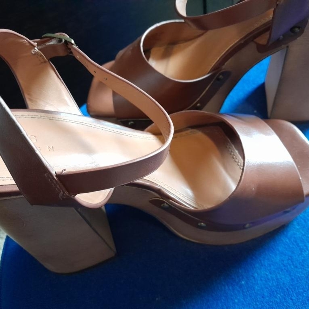 ASOS Brown Platform Heels